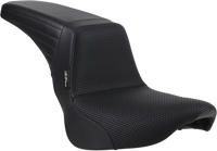 Thumbnail for LE PERA Kickflip Seat - Basketweave - Black - Softail '18-'22 LYB-590BW