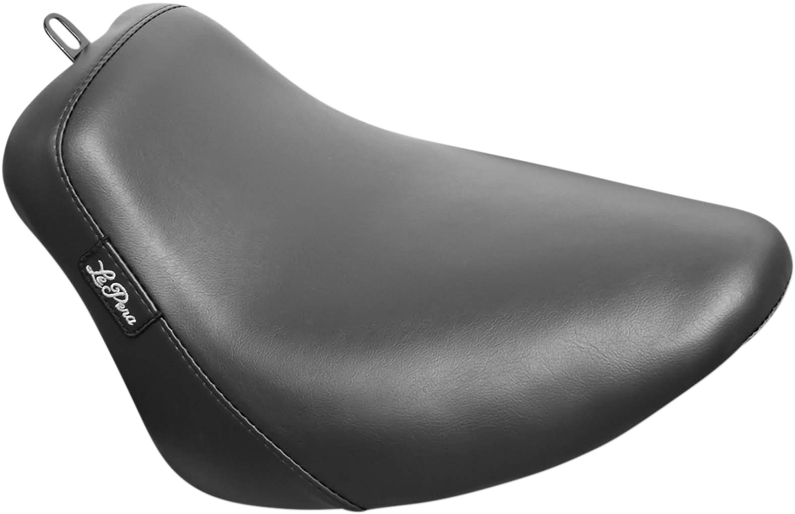LE PERA Bare Bones Solo Seat - Smooth - Black - Softail '18-'23 LYX-007