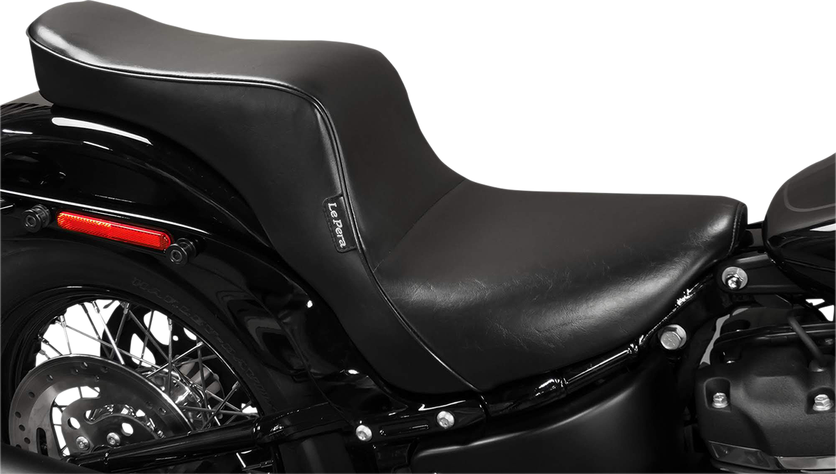 LE PERA Cherokee Seat - Smooth - Black - Softail '18-'23 LYR-020