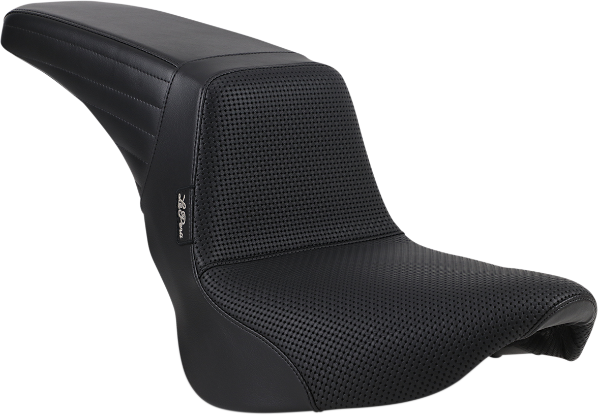 LE PERA Kickflip Seat - Basketweave - Black - Softail '18-'23 LYR-590BW