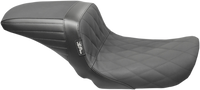 Thumbnail for LE PERA Kickflip Seat - Diamond w/ Gripp Tape - Black - FXD '04-'05 LF-591DMGP