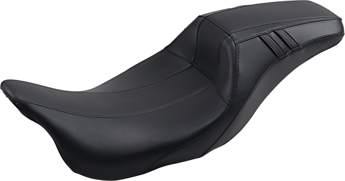 LE PERA Outcast Daddy Long Legs Seat - Full-Length - w/o Backrest - Carbon Fiber Inlay - Black - FL '08-'23 LK-987DLGT3