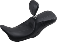 Thumbnail for LE PERA Outcast GT Seat - 2-Up - With Backrest - Black Carbon Fiber - FL '08-'23 LK-997BRGT3