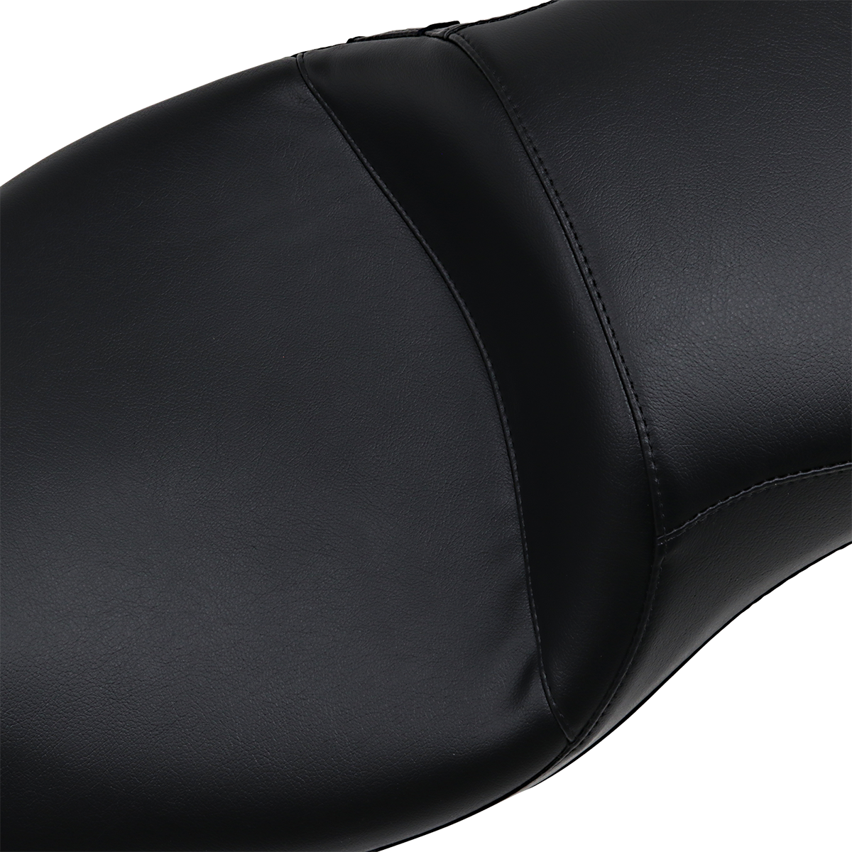 LE PERA Outcast Daddy Long Legs Seat - 2-Up - w/o Backrest - Smooth - Black - FL '08-'23 LK-997DL
