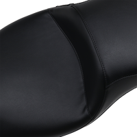 Thumbnail for LE PERA Outcast Daddy Long Legs Seat - 2-Up - w/o Backrest - Smooth - Black - FL '08-'23 LK-997DL