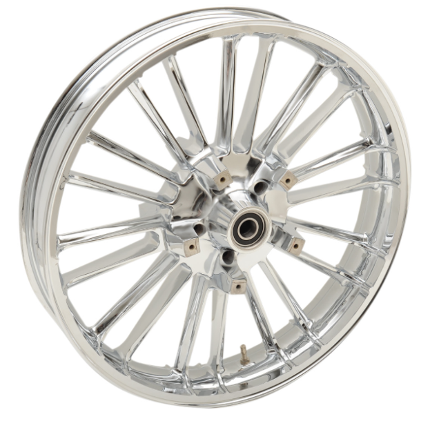 Atlantic 3D Rim - Motorcycle Rim - Chrome - Front 21X3.5 2008-Up