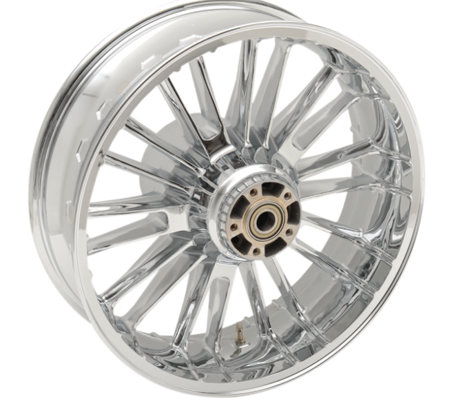 Atlantic 3D Rim - Motorcycle Rim - Chrome - Rear 18X5.5 2008-Up