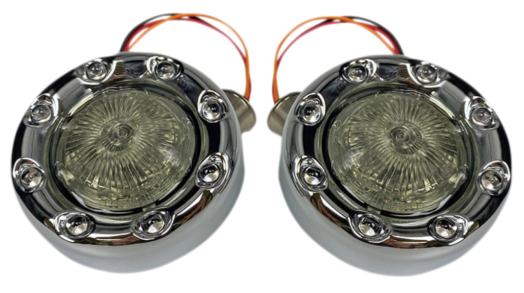 ProBEAM® Bullet Ringz™ 1157 Front Turn Signals - Chrome