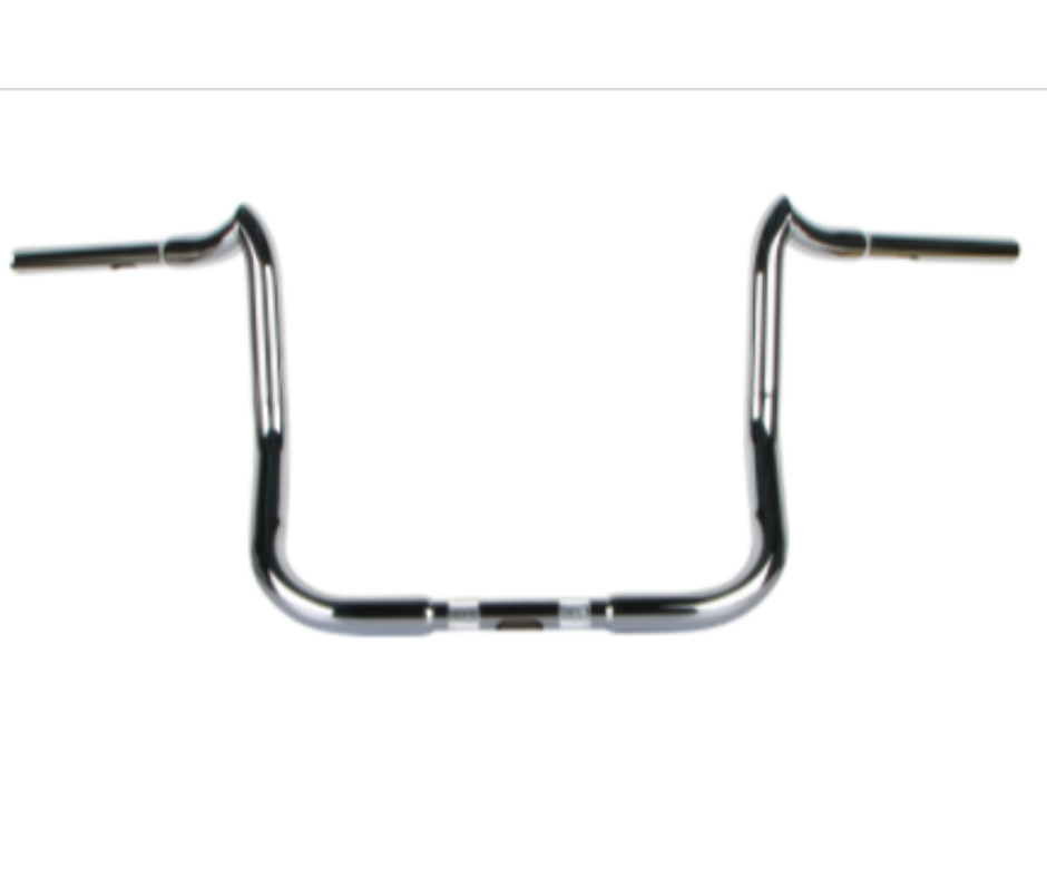 Chrome 1 1/2" Crooks Touring Motorcycle Handlebar