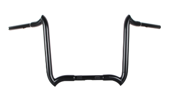 Black 1 1/2" Crooks Motorcycle Handlebar