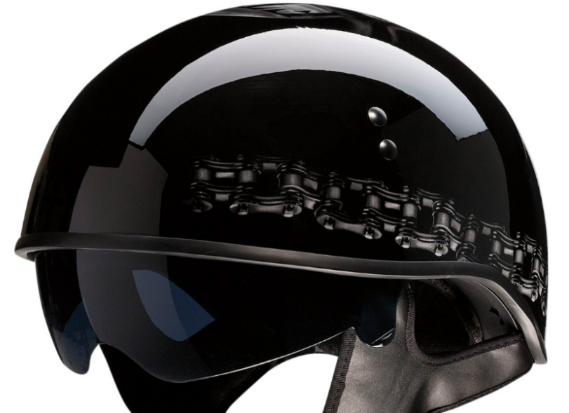 Vagrant Motorcycle Helmet - FTW - Black/Gray