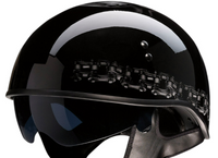 Thumbnail for Vagrant Motorcycle Helmet - FTW - Black/Gray