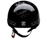 Thumbnail for Vagrant Motorcycle Helmet - FTW - Black/Gray