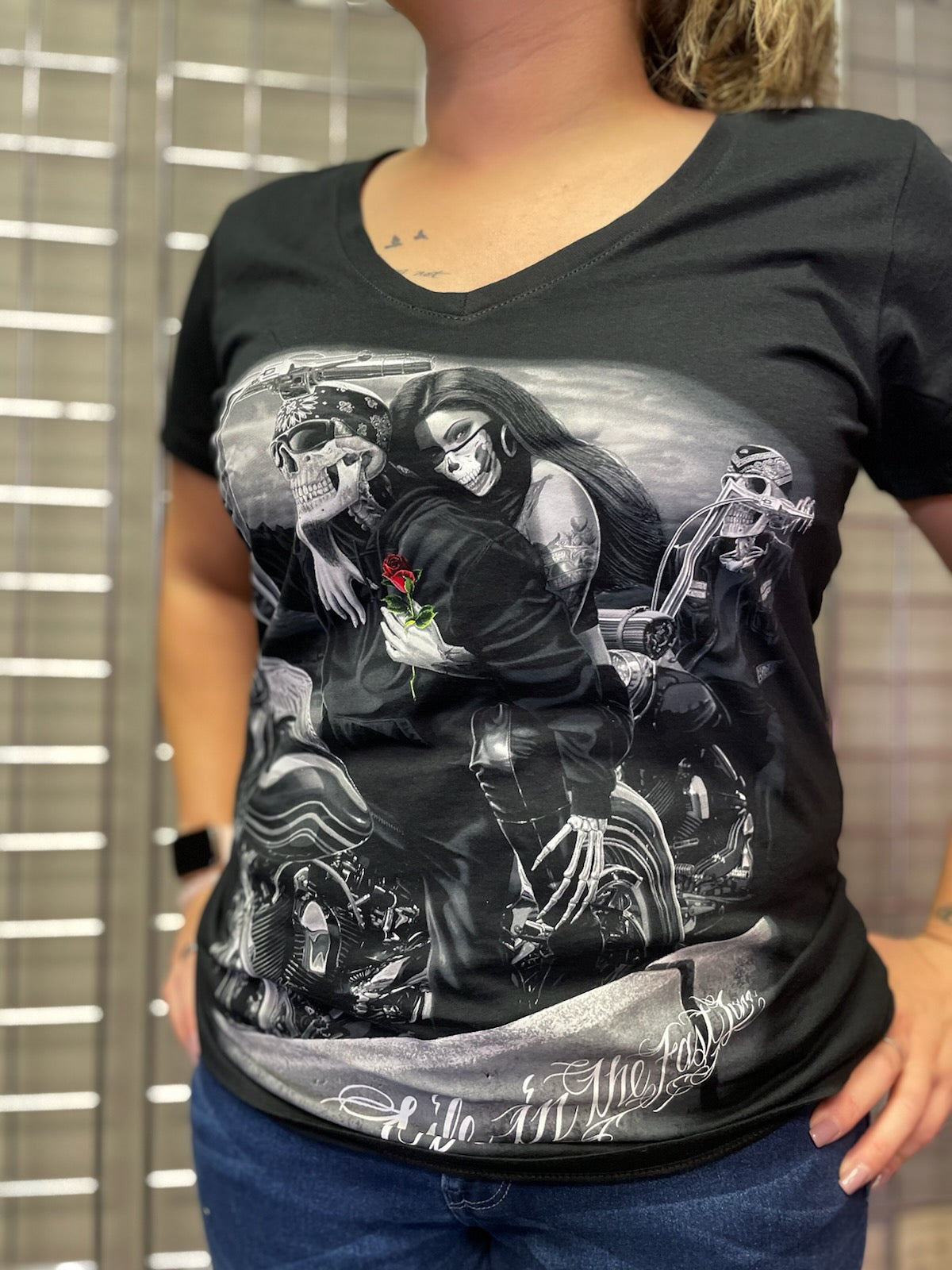 Fast Lane DGA Women's Motorcycle T-Shirt