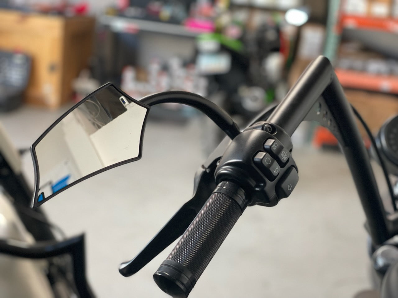 Universal Black Edge Rear View Mirror