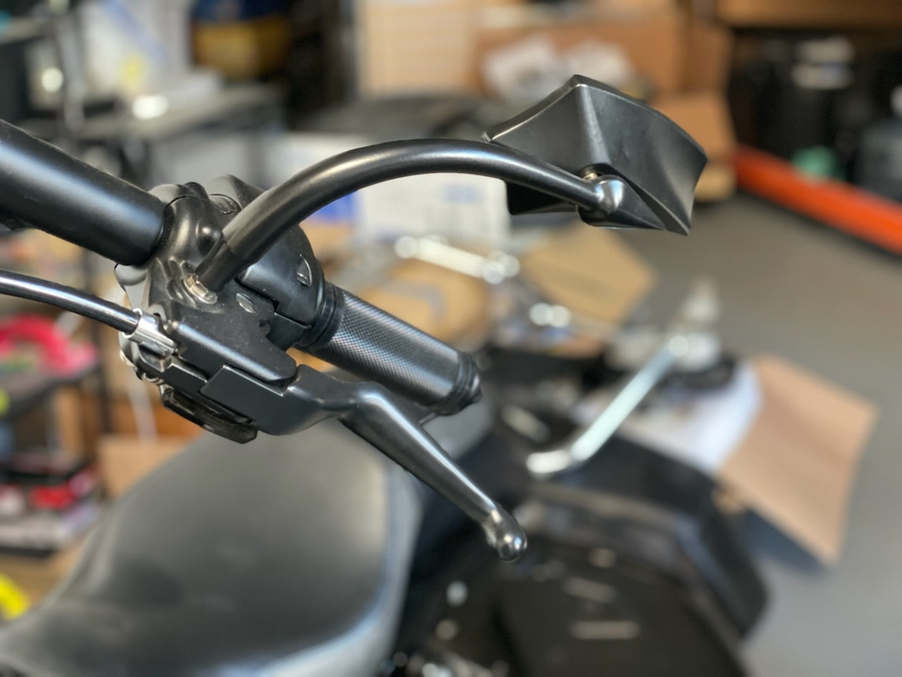 Universal Black Edge Rear View Mirror
