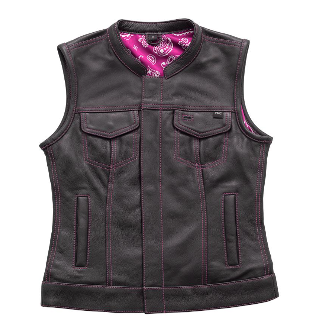 Freedom Riderz Pink Women's Motorcycle Vest