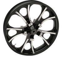 Thumbnail for Largo Precision Cast 3D Rim - Motorcycle Rim - Black Cut - Front 21X3.5 2008-Up