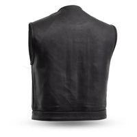 Thumbnail for Low Side Motorcycle Leather Vest