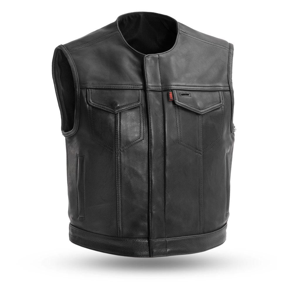 Low Side Motorcycle Leather Vest