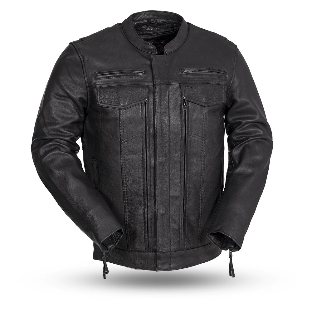 Raider Men's Motorcycle Leather Jacket