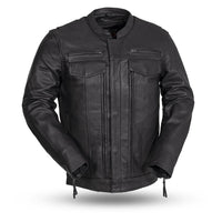 Thumbnail for Raider Men's Motorcycle Leather Jacket