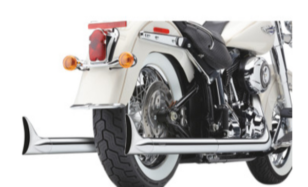 True Dual Exhaust - Fishtail - '86-'06 Softail Dual Exhaust System