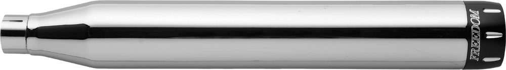 3 1/4" Signature Slip On Chrome W/Black Tip Sportster