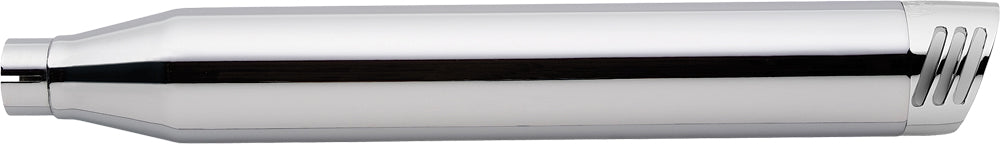 3 1/4" Racing Slip Ons Chrome W/Black Tip Dyna