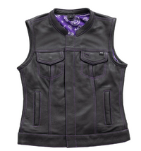 Thumbnail for Freedom Riderz Purple Women's Motorcycle Vest